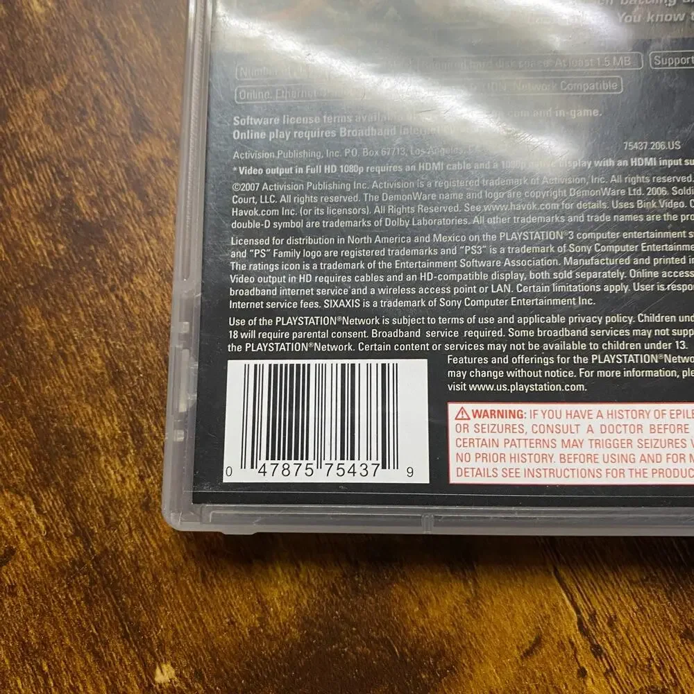 Soldier of Fortune: Payback (Sony PlayStation 3, 2007)